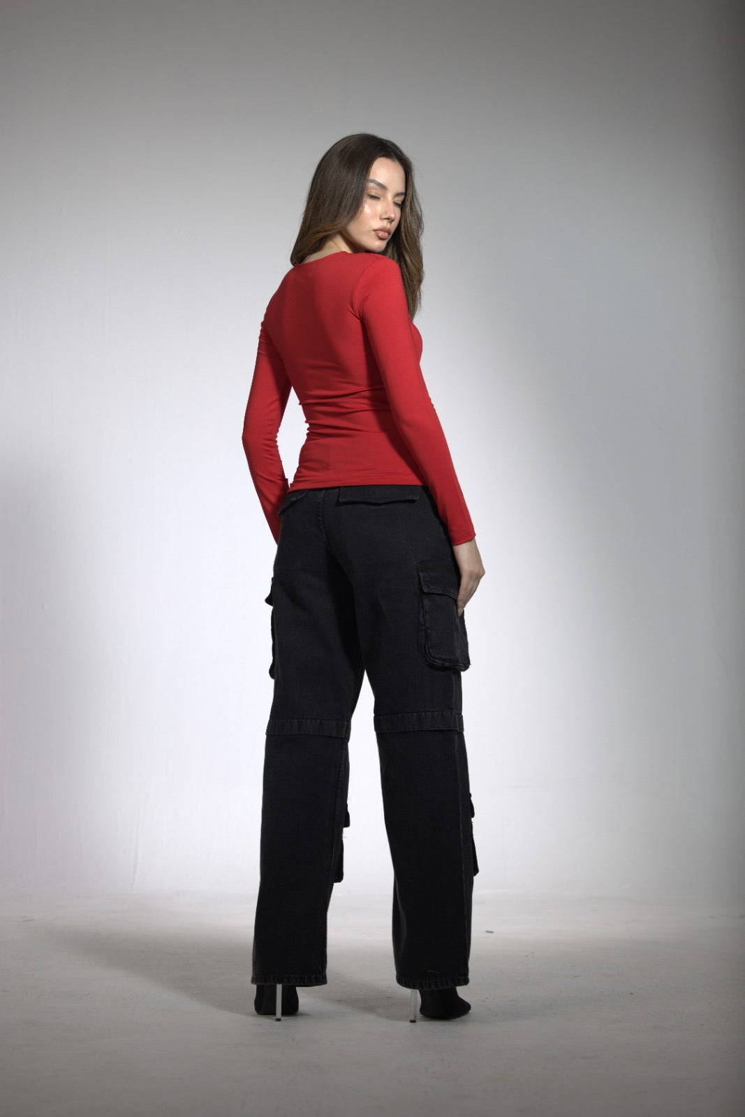 Crew Neck Long Sleeve Top