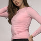 Crew Neck Long Sleeve Top