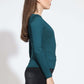 Square Neck Long Sleeve Top