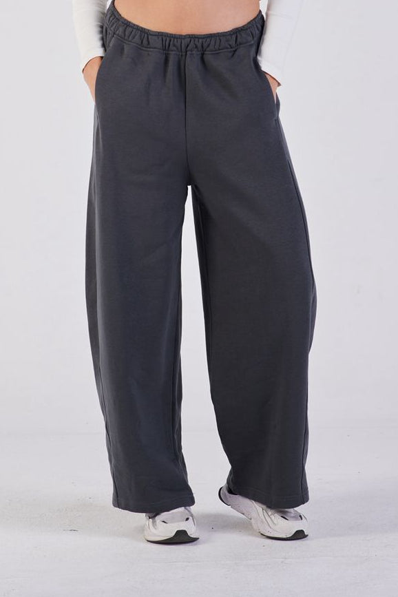 Plush barrel trousers