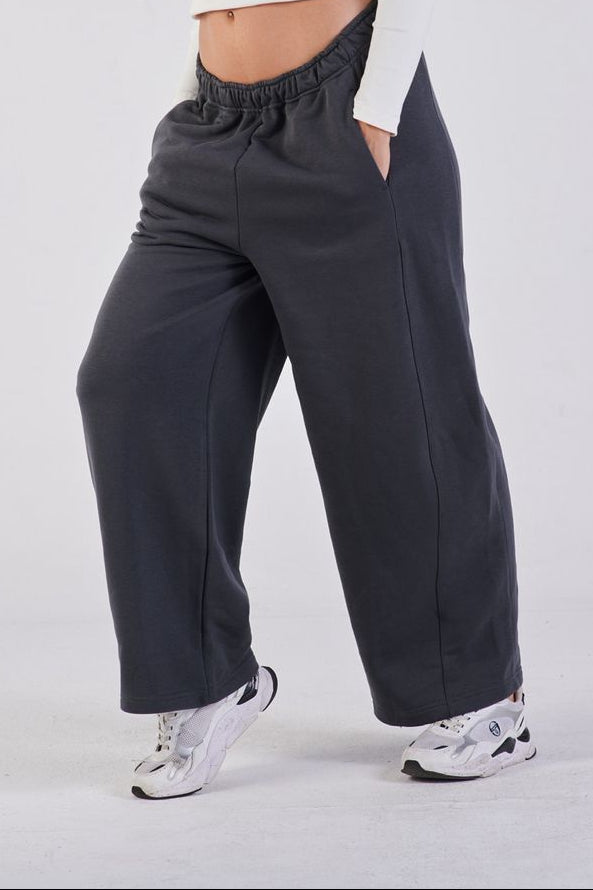 Plush barrel trousers