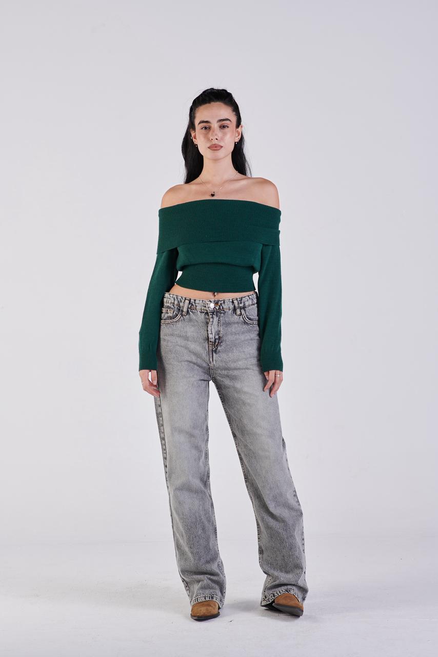 Off shoulder sweater