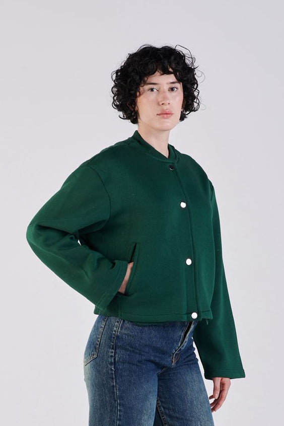 Oversize button jacket
