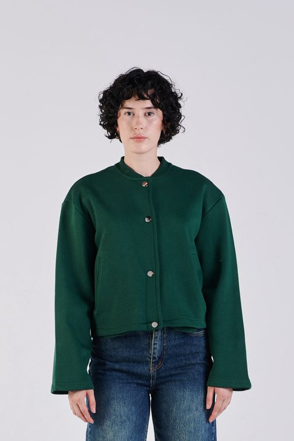 Oversize button jacket