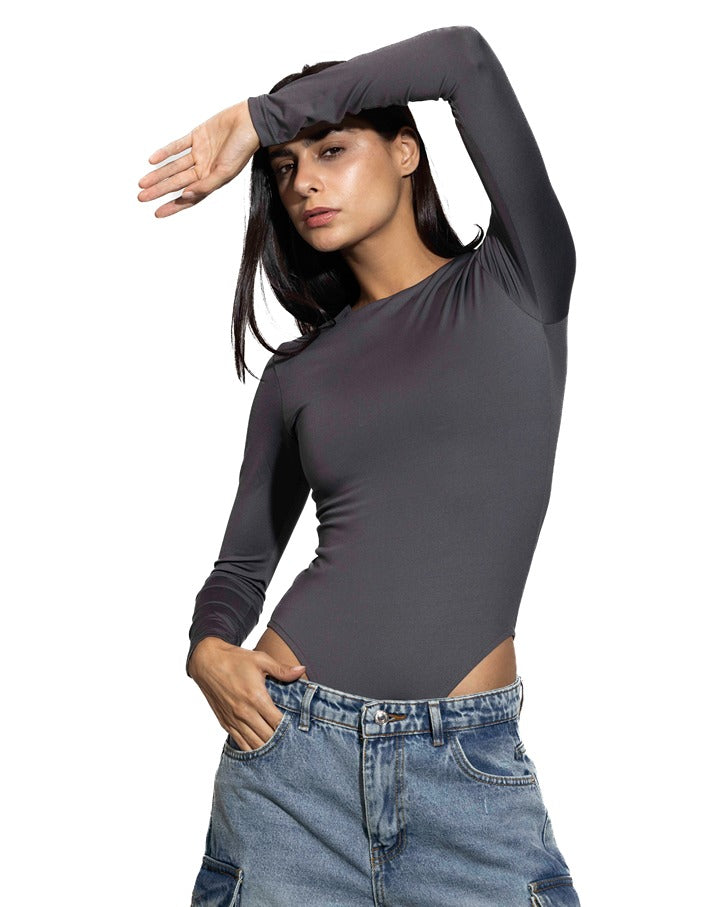 Bodysuit Crew-Neck Long Sleeve