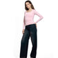 Square Neck Long Sleeve Top