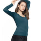 Square Neck Long Sleeve Top