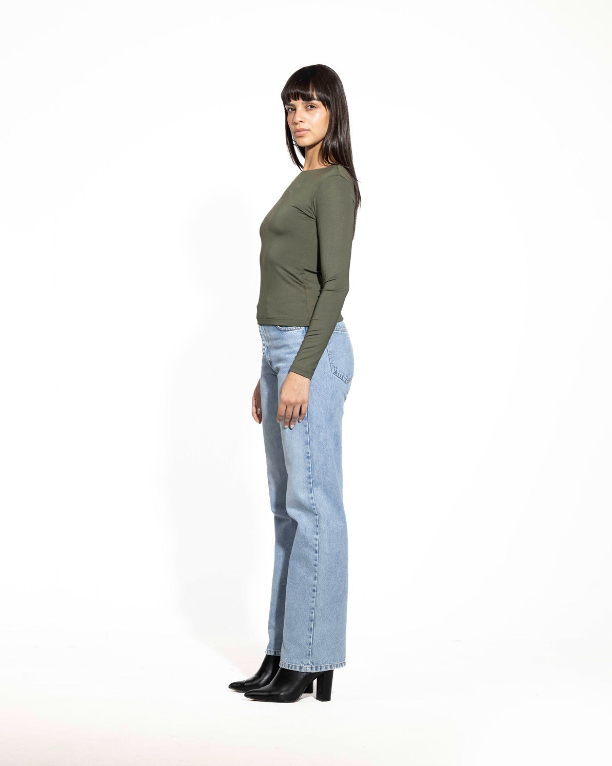 Straight Leg Denim - Blue